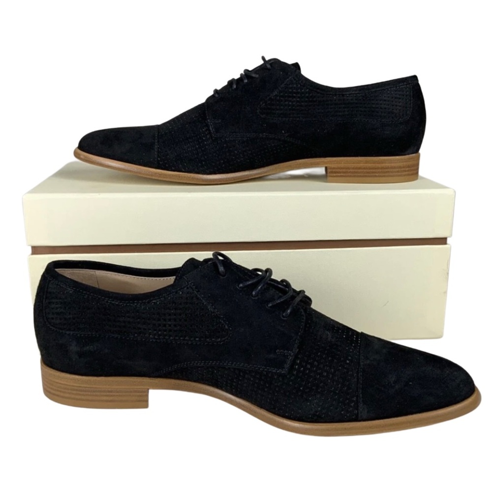M Gemi “The Memoria” Women’s Black Suede Oxford Shoes